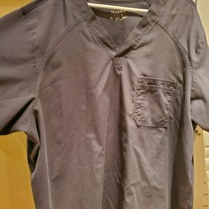 Grey scrub top